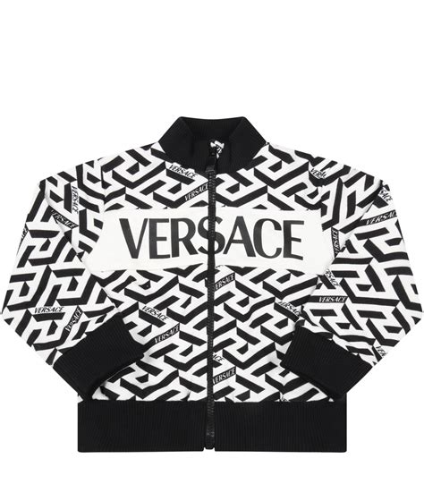 felpa bianca versace